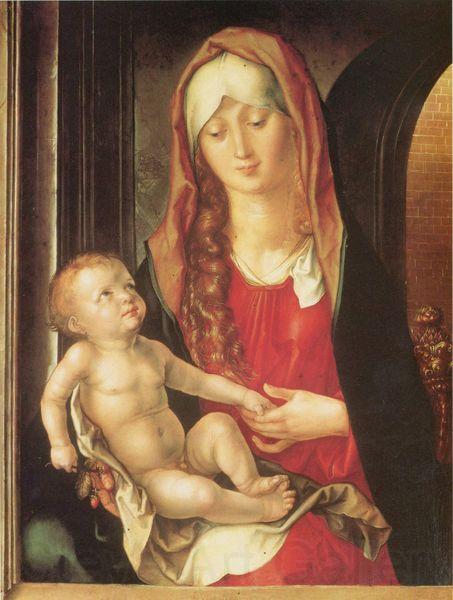 Albrecht Durer Maria mit Kind vor einem Torbogen Germany oil painting art